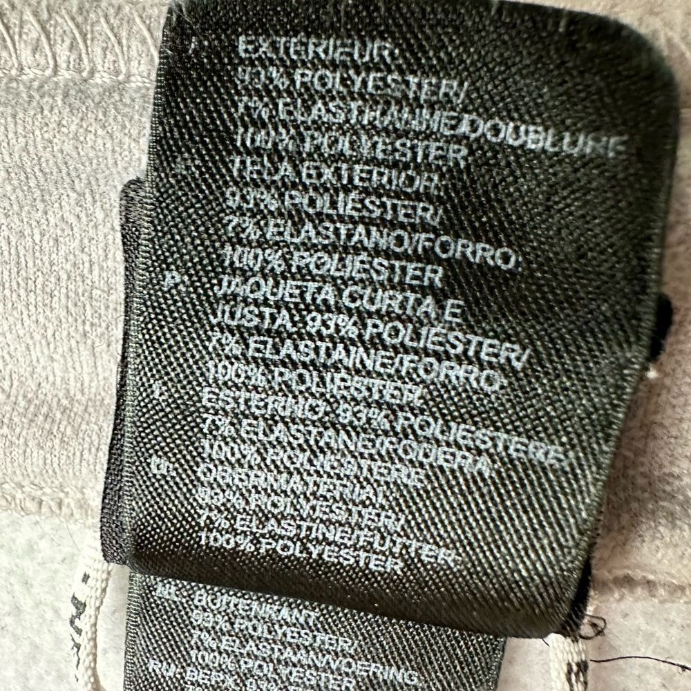 The North Face TKA Stretch‎ Zip 3 Pocket Cream Jacket Size L - Picture 12 of 16